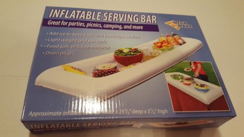 INFLATABLE SERVING BAR  Ice Food Beverages Parties Super Bowl Picnics Camping