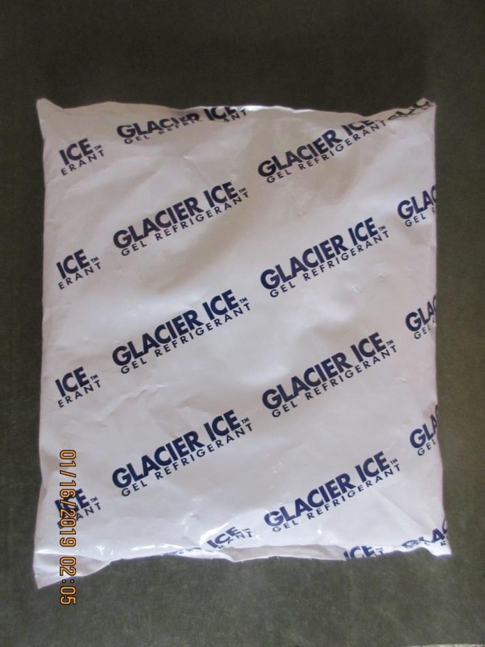 3  Gel Packs Lot Glacier  Ice Refrigerant Cold Reusable Freezer Propak Coolers