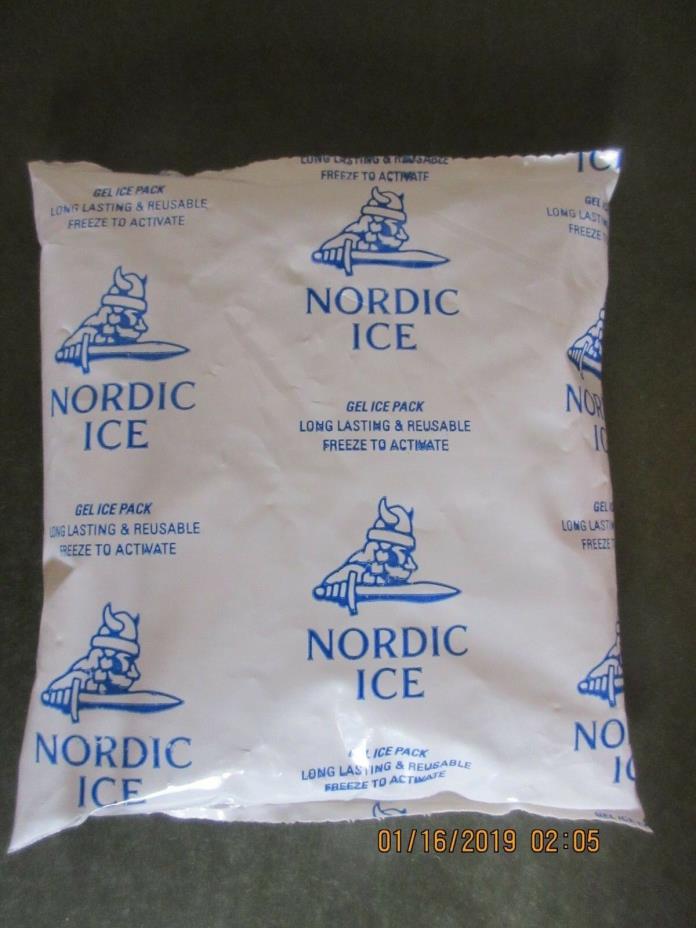 3  Gel Packs Lot Nordic  Ice Refrigerant Cold Reusable Freezer Propak Coolers