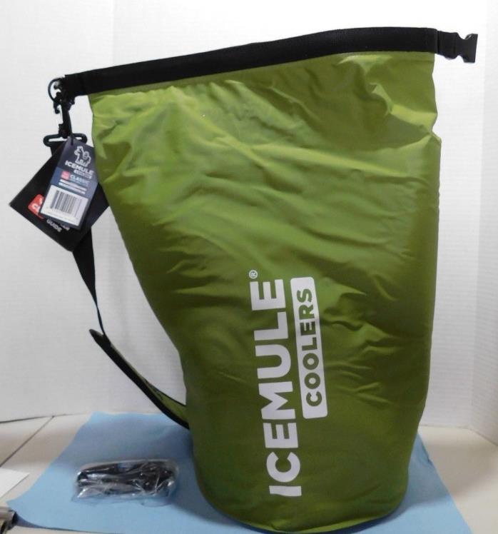 IceMule Coolers 1006 Classic Nylon Soft Sided Cooler, 20L, Olive