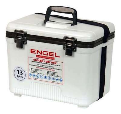 New Engel UC13 Cooler Dry Box 13 Quarts White AirTight Cooler Box