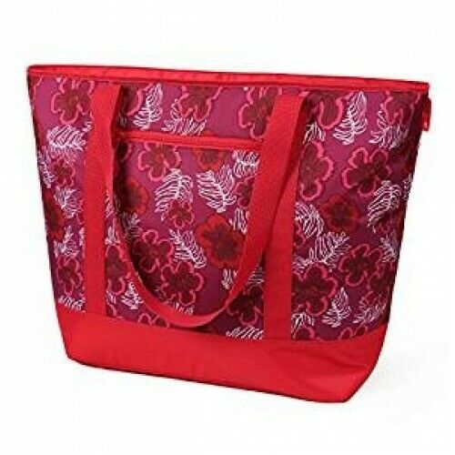 California Innovations Red/Multi Insulated Tote Bag XXL for Hot/ Frozen Food