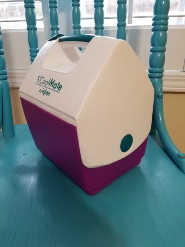 S'CoolMate by  IGLOO Purple, Green & White Personal Size Cooler / Lunch Box