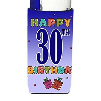 Happy 30th Birthday Ultra Beverage Insulators for slim cans CJ1122MUK