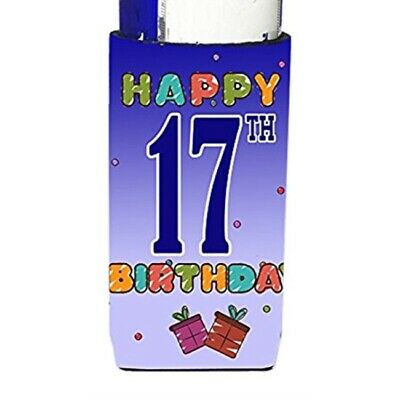 Happy 17th Birthday Ultra Beverage Insulators for slim cans CJ1108MUK