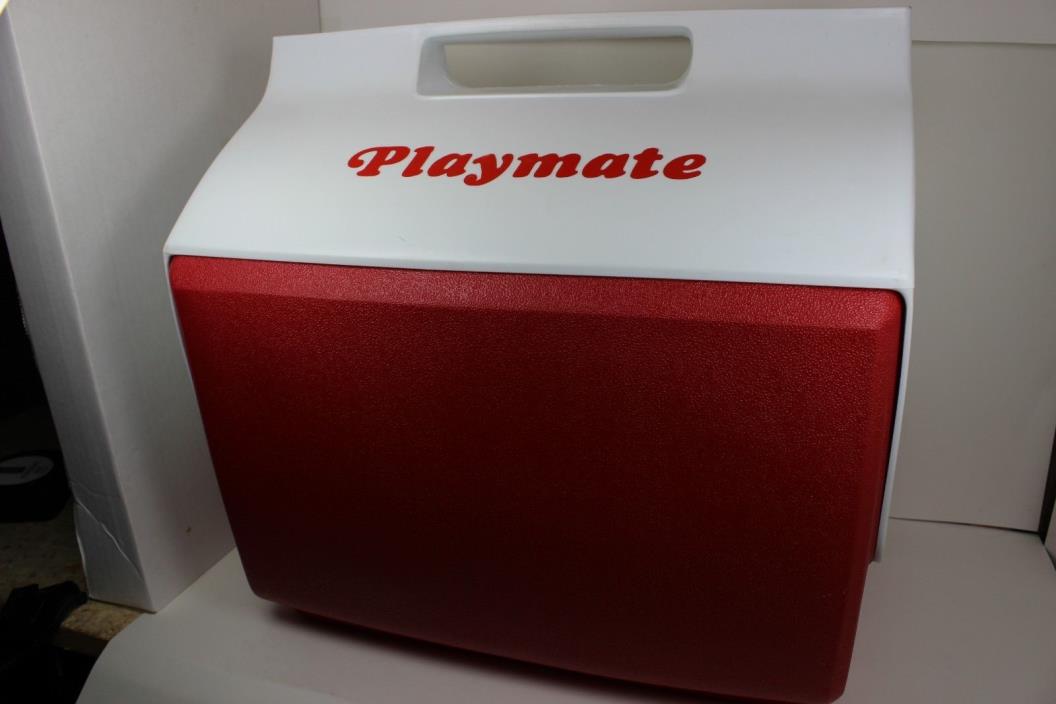 Vintage PLAYMATE by Igloo Cooler - Red RARE 1978 14