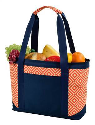 Large Insulated Cooler Bag in Orange and Navy [ID 3209361]