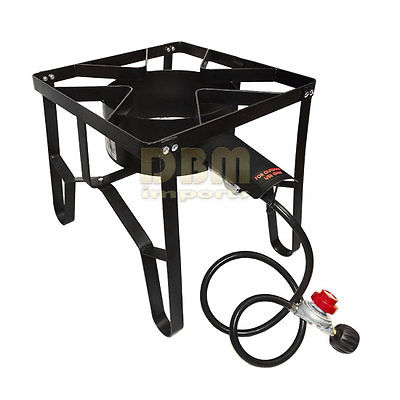 Portable Camping Single High Pressure Propane BBQ Gas Stove Burner Cook Cooking