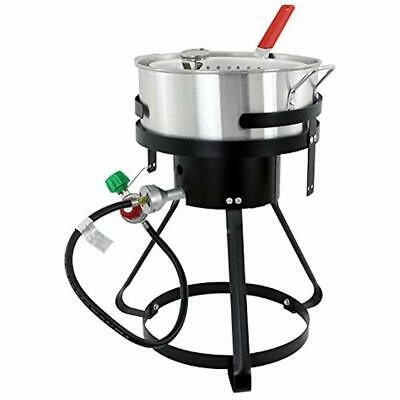 FFPA105, Outdoor Cooking Tools & Accessories Fish And Wing Fryer With Strainer