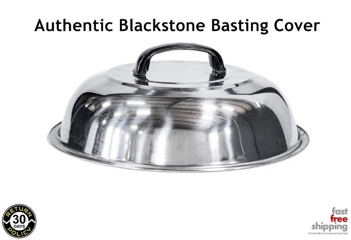 Authentic Blackstone Griddle Grill 12 inch Stainless Steel Round Basting Cover