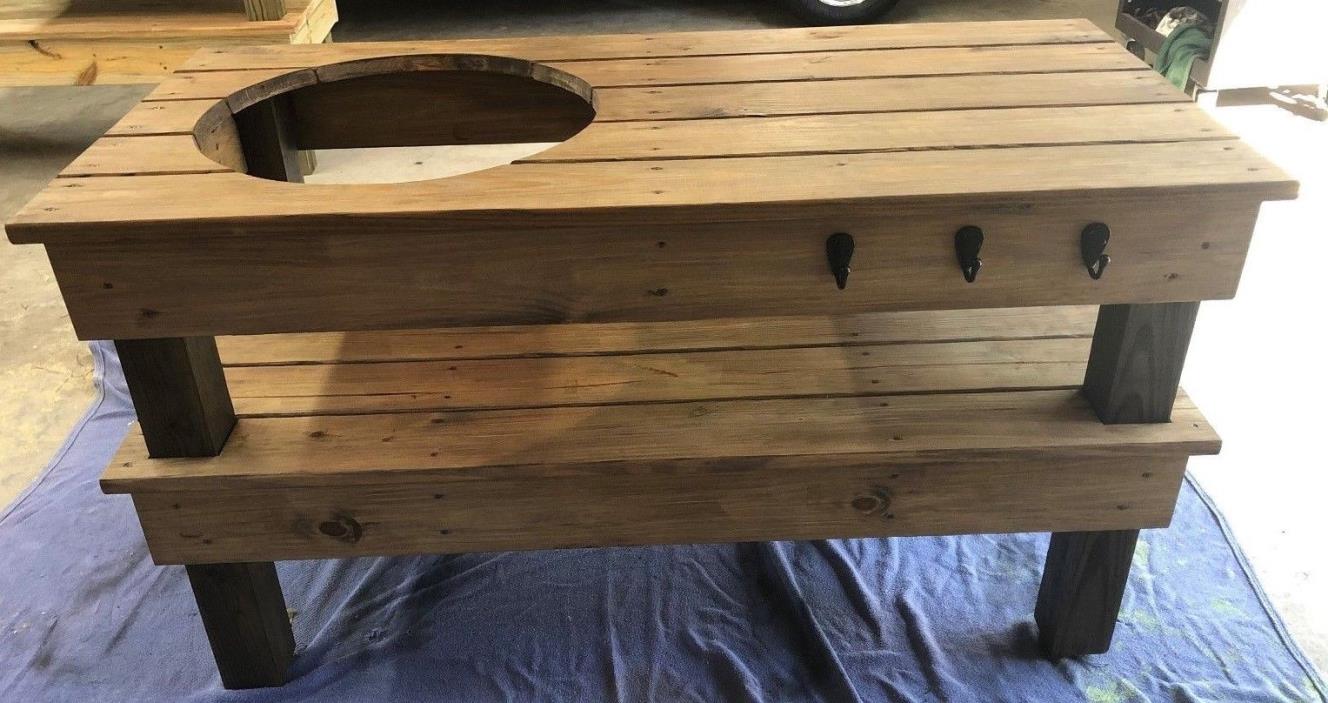 Stained Pressure Treated Pine Table 