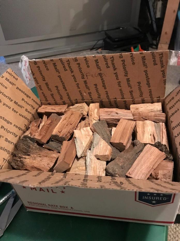 Hand cut pecan wood chunks for smokers bbq & grilling