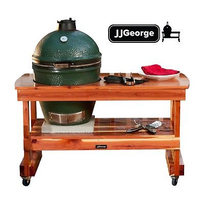 Big Green Egg Table with Cover (Free Shipping!) Long Table for Large Green Egg