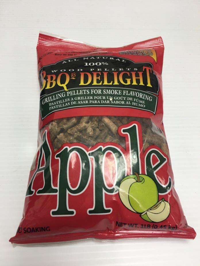 5 lbs BBQer's Delight Apple Pellets - (5) 1 lb bag