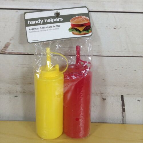 Handy Helpers Ketchup Mustard Bottle Plastic Camping BBQ