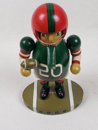 Vintage Nutcracker Village Football Player Christmas 2000 Xmas Decoration Home