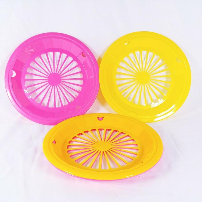 Paper Plate Holders PackerWare Plastic Reusable 4 Picnic Camping Parties BBQ USA