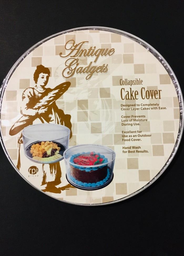 ANTIQUES GADGETS COLLAPSIBLE CAKE / FOOD COVER for PICNICS, CAMPING, PARTIES,