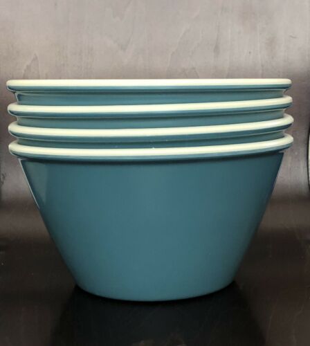 Threshold Melamine 4 Piece Large Soup/ Cereal Bowl Set Blue