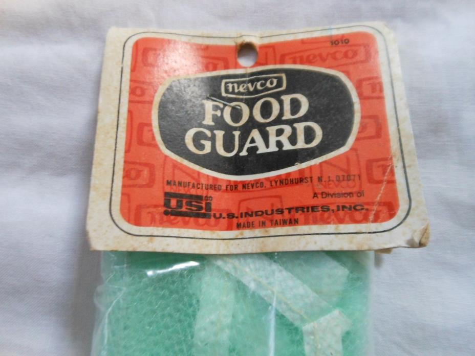 Vintage Nevco Food Guard Cover Mesh Screen New