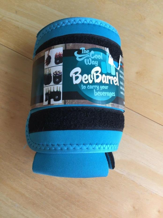 Bev Barrel The Cool Way to Carry Your Beverages - Light Blue - NWT