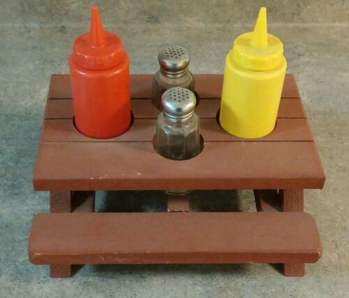 Picnic Table Shaped Condiment Holder