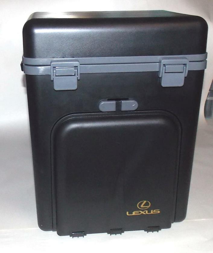 LEXUS Portable Picnic Wine COOLER Hard Case Plates Utensils Cups Strap Unused