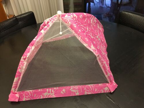 PInk Foldable/Collapsible Food Protector/Screen for outdoor pests