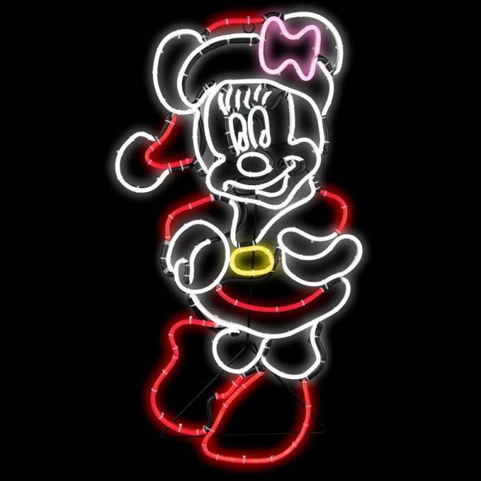 New Gemmy Disney LED Large Lighted Minnie Mouse Sculpture Outdoor Yard Decor