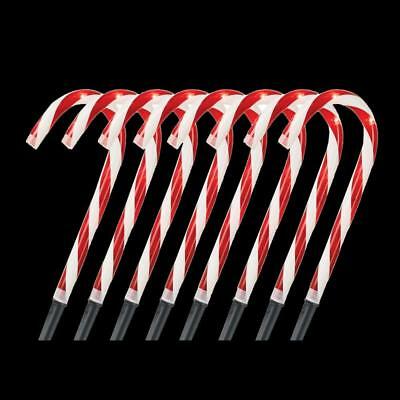 SET 8 CHRISTMAS HOME ACCENTS YARD CANDY CANE 10