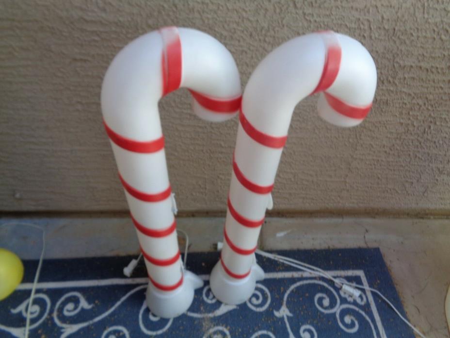 blow mold candy canes