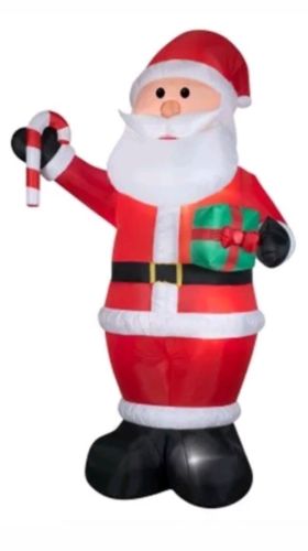 NEW 12FT~Animated Airblown Santa Candy Cane Gemmy Christmas Decor Decoration