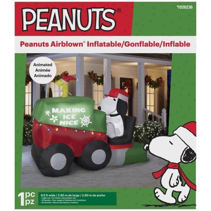 PEANUTS Airblown Inflatable - Snoopy Making ice Nice 9.5 ft - NIB!