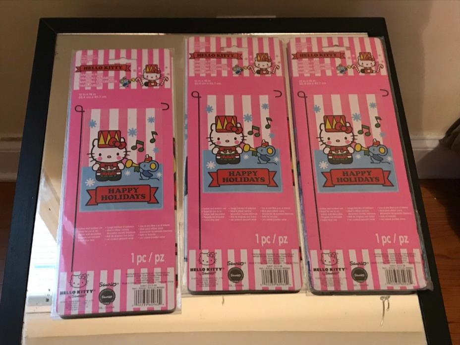 Set of 3 Sanrio Hello Kitty Happy Holidays 12