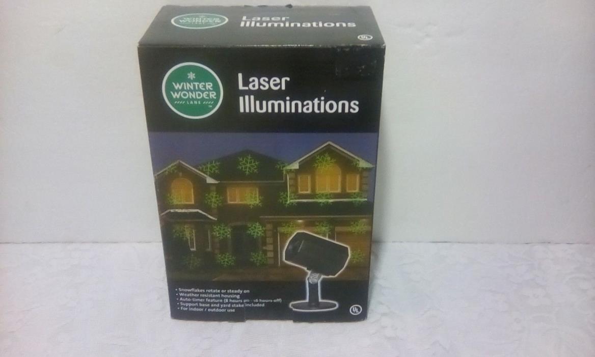 Winter wonder Lane laser illuminations. Indoor / outdoor.