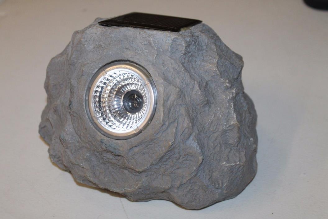 LED Solar Rock Spot Light Outdoor Garden Decorative Yard Walkway Landscape Lamp