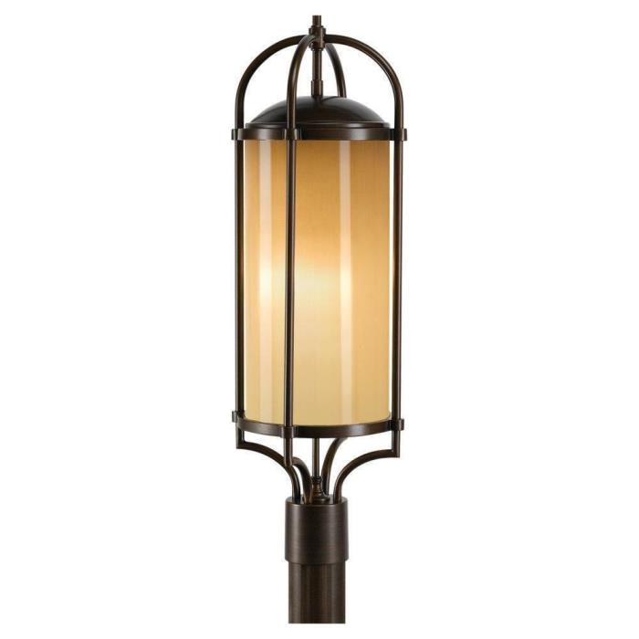 Feiss Lighting OL7607HTBZ Dakota Outdoor Post Mount Light, Heritage Bronze