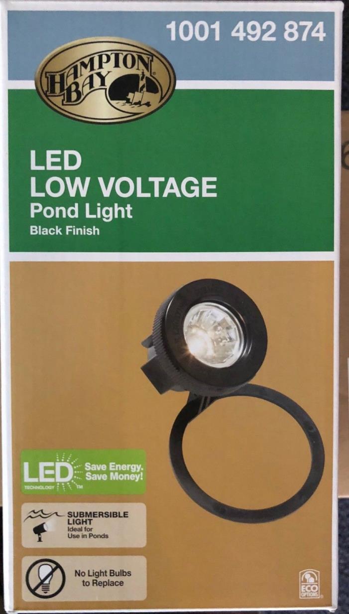 NEW - 6 Pack (six) - Hampton Bay Outdoor Low-Voltage LED Submersible Pond Lighs