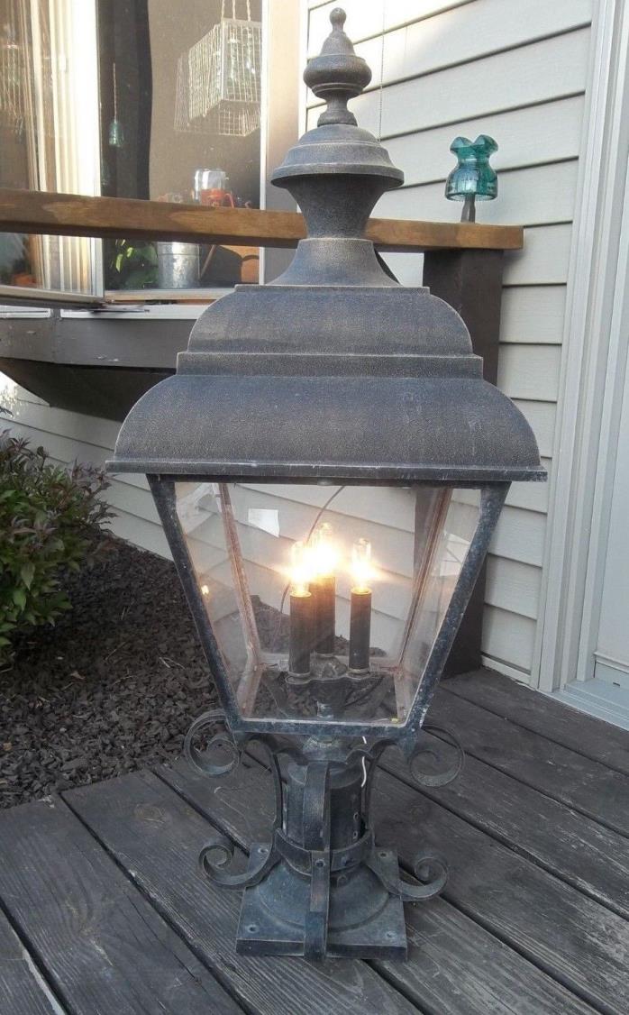 HANOVER LANTERN Pier mount Lantern Grande Plymouth EX LARGE 4 Light outdoor