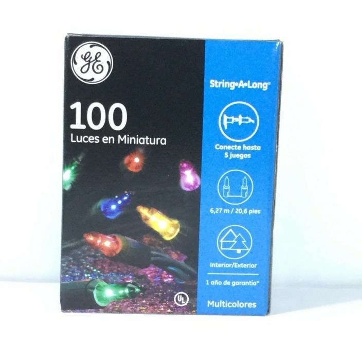 GE String A Long 100 Miniature String Lights Multi Color Christmas Party Wedding