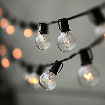 String Lights, Lights Lampat 25Ft G40 Globe With Bulbs-UL Listd For Commercial