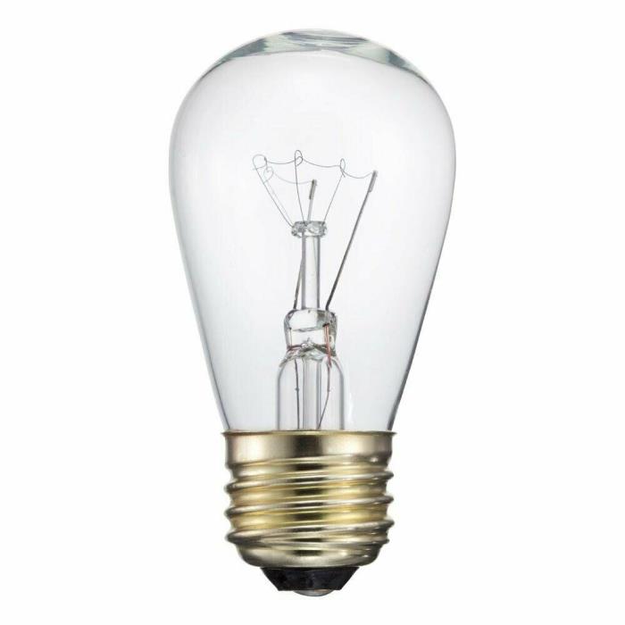 S14 E26 Edison 11W Clear Bulbs Replacement Bulbs For Outdoor String Lights