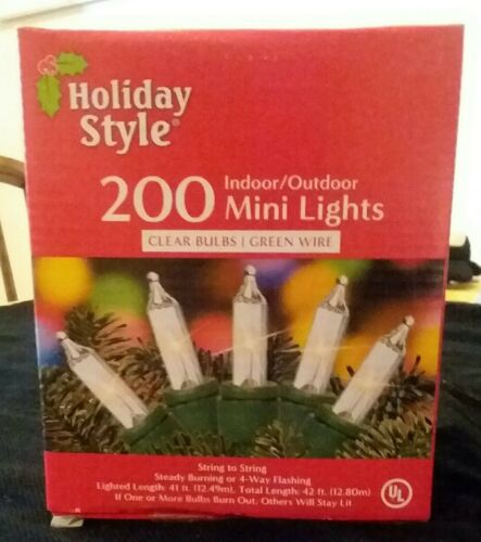 Holiday Style 200 Mini Lights Indoor/outdoor Mini Lights Decorative Lights