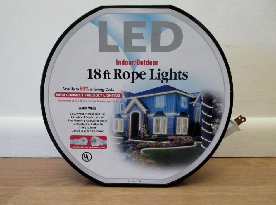 18 ft. LED Rope Lights - Warm White