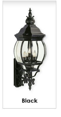 Bel Air Lighting 4072 BK 4-Light Post Lantern