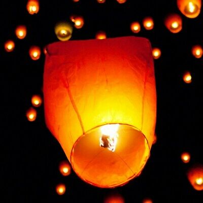 Chinese KONGMING Sky Lanterns Fire Fly Candle Lamp Wish-Party Wedding US