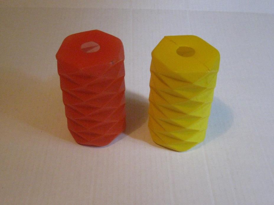 2 VINTAGE 1960 RIVIERA PARTY PATIO Tiki LANTERNS BLOW MOLD STRING LIGHTS covers