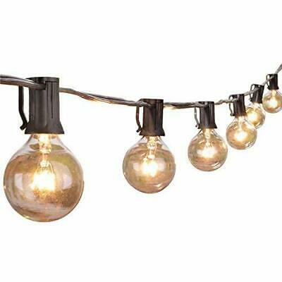 Brightown 100Ft G40 Globe String Lights with Clear Bulbs-UL Listed for Indoor/..