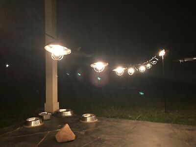 Patio String Lights, Ucharge Globe String Lights Outdoor 7 Bulb Vin... BRAND NEW