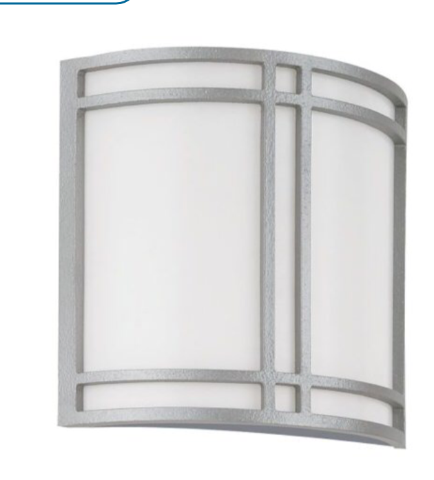 Sea Gull Lighting Piedmont 2-Light Indoor / Outdoor Wall Sconce Lantern -Pewter